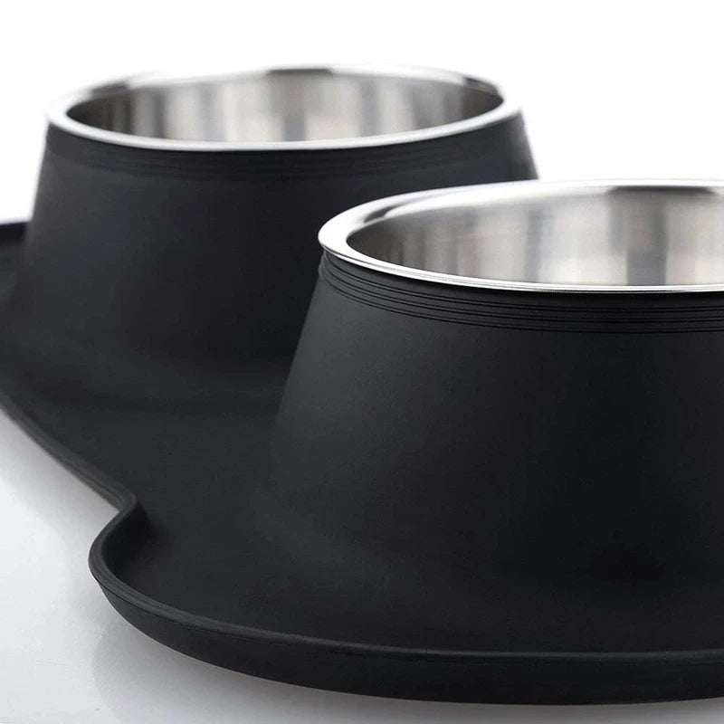 Non-Slip Double Dog Bowl Set