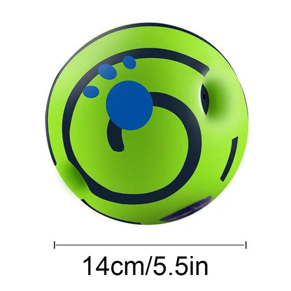 Interactive Wobble Giggle Ball Dog Toy