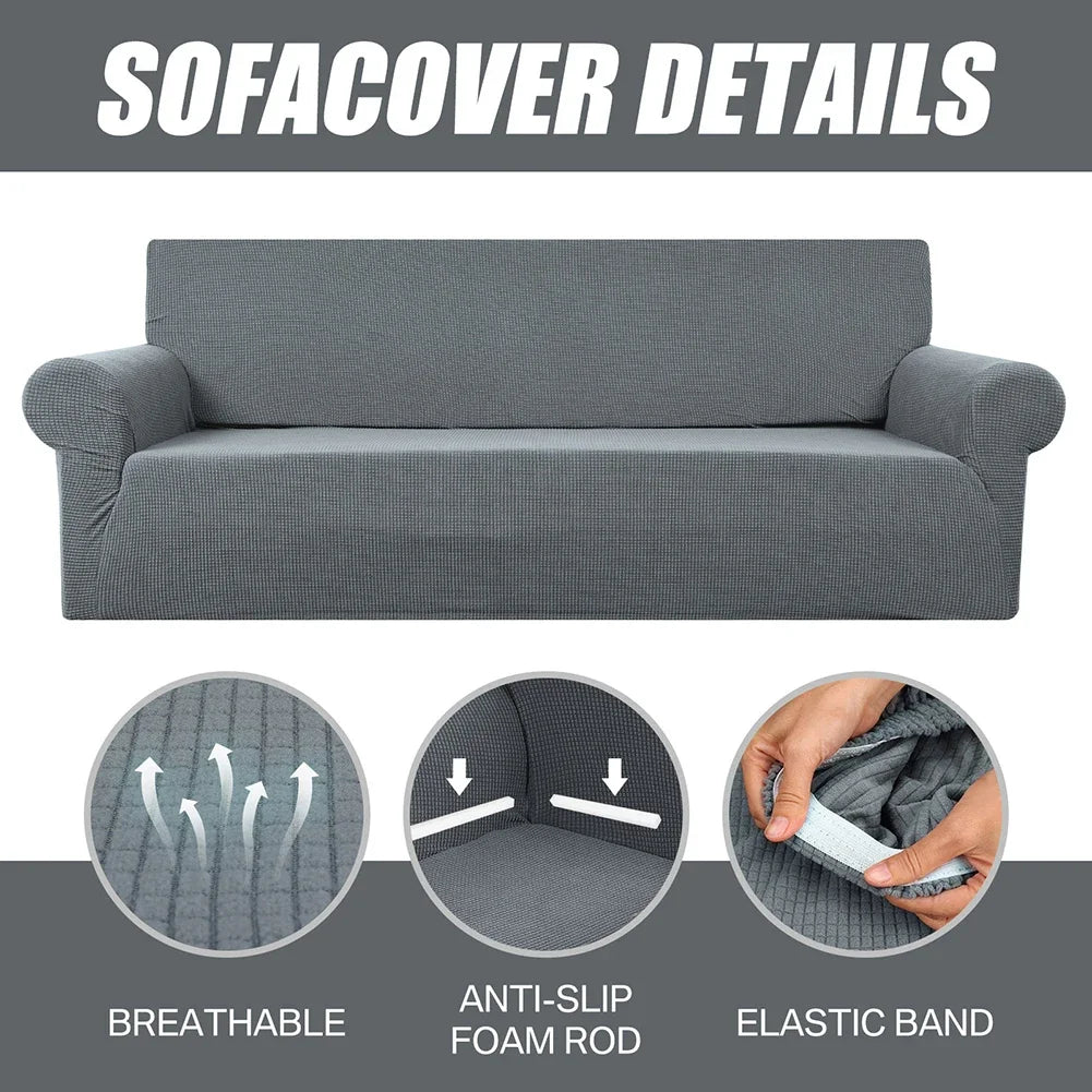 Jacquard Stretch Couch Cover Universal Sofa