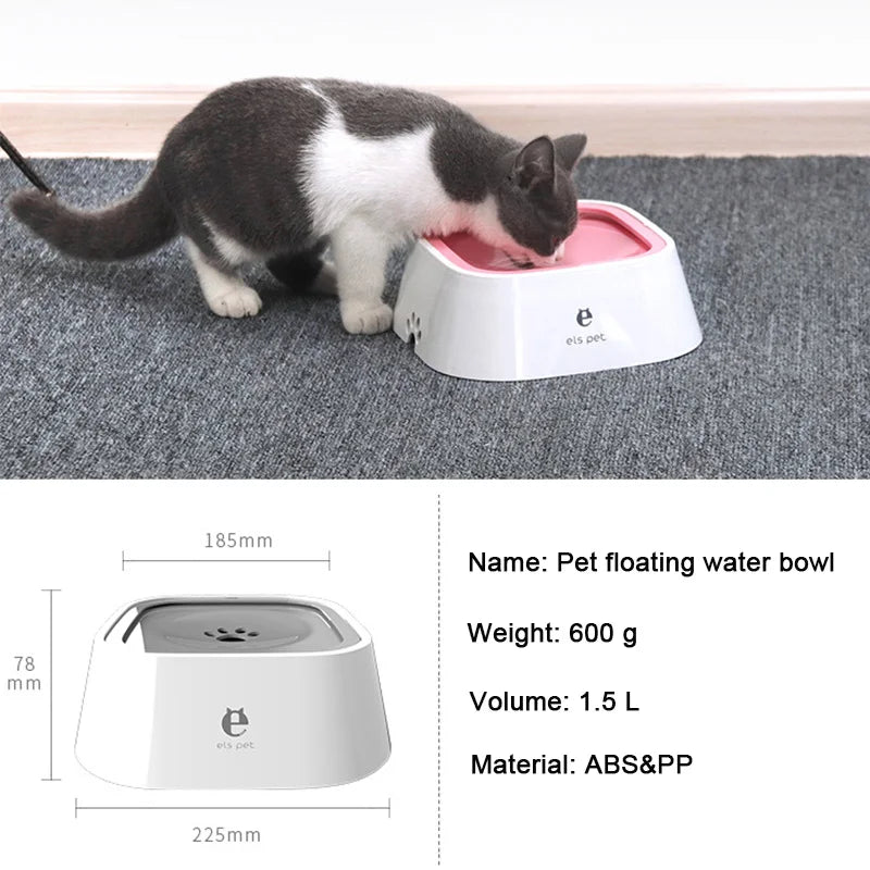 Anti-Spill Floating Water Bowl