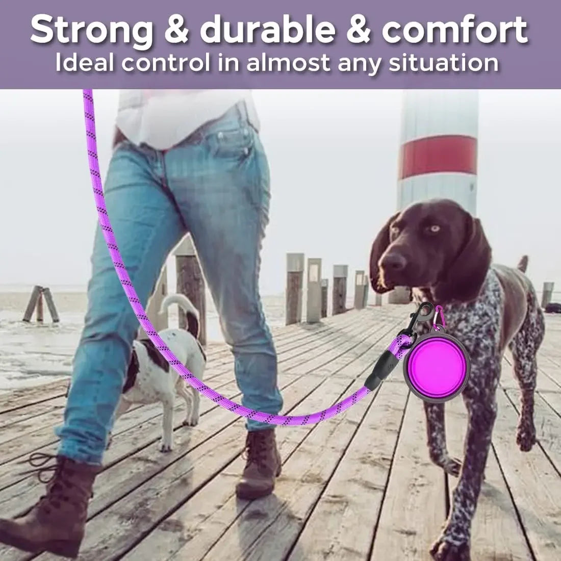 Durable Reflective Dog Leash