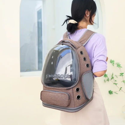 Transparent Folding Pet Carrier Backpack