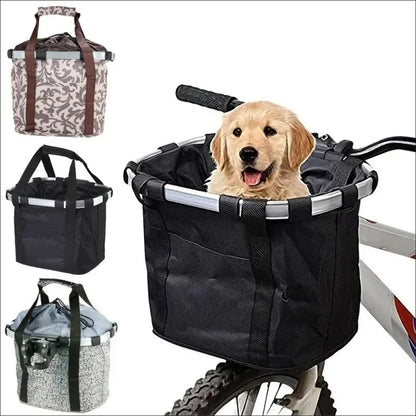 Bicycle Front Basket Bike Small Pet Dog