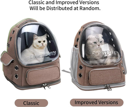 Transparent Folding Pet Carrier Backpack