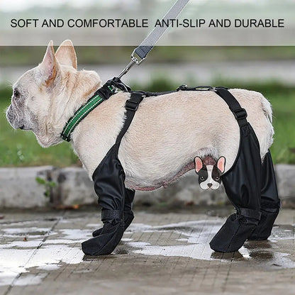 Dog Shoes Waterproof Adjustable Dog Boots