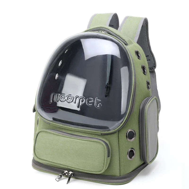 Transparent Folding Pet Carrier Backpack