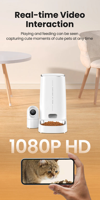 Food dispenser with camera