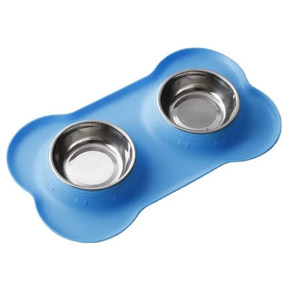 Non-Slip Double Dog Bowl Set