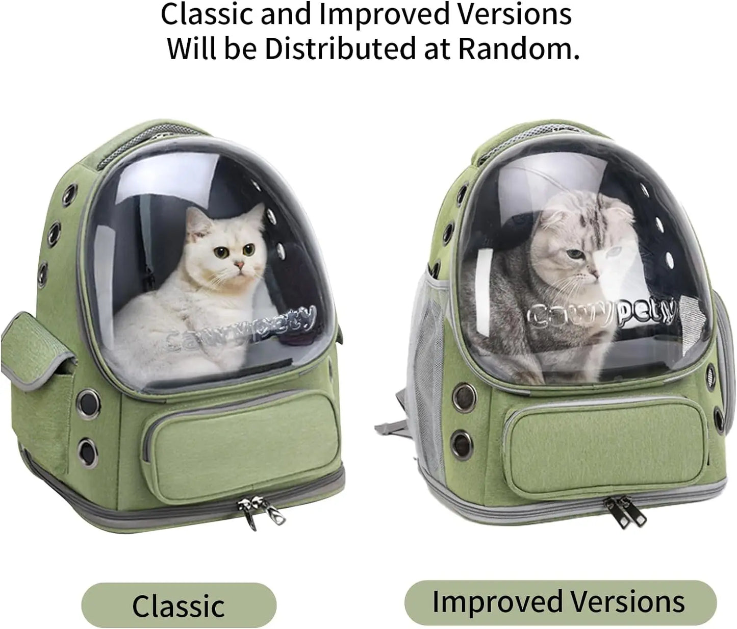 Transparent Folding Pet Carrier Backpack