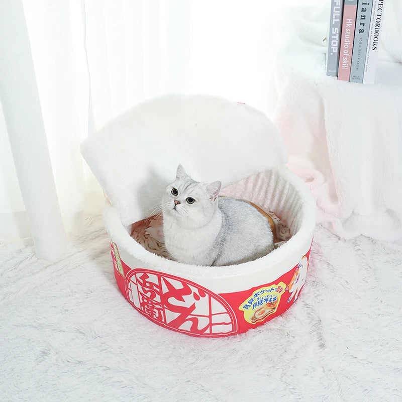 Warm Fleece-Lined Pet Bed