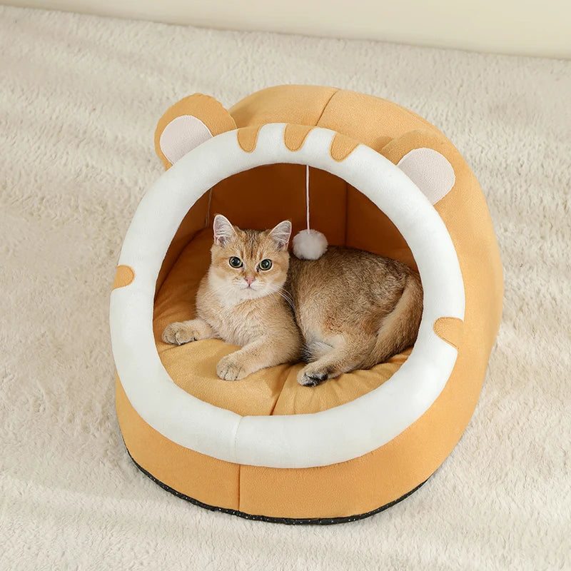 Warm Cat Cave Bed