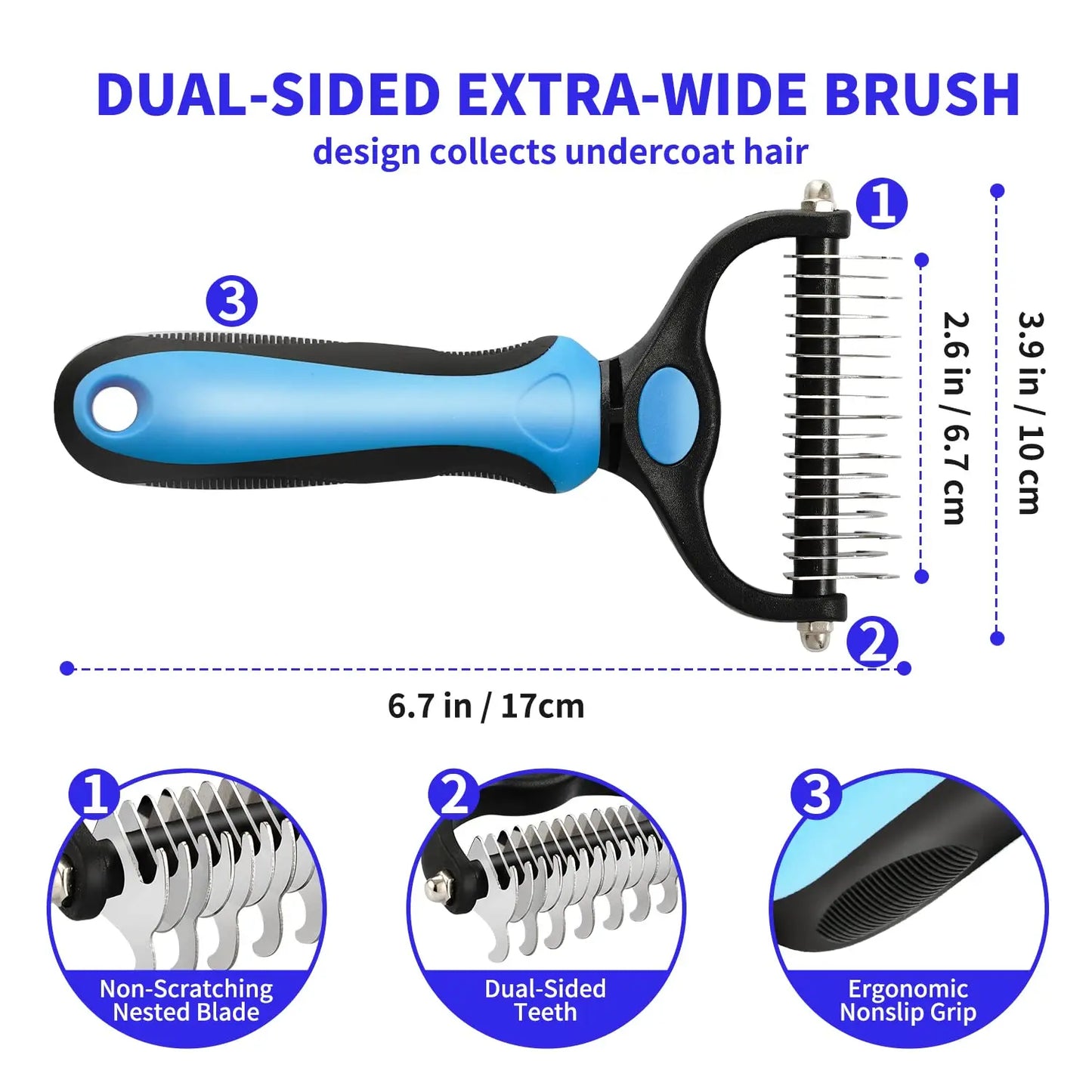 Pet Deshedding Brush