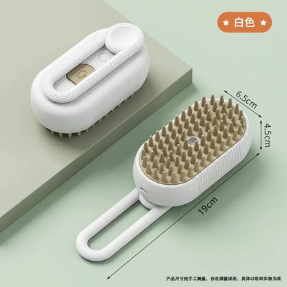 3-in-1 Electric Pet Steam Brush