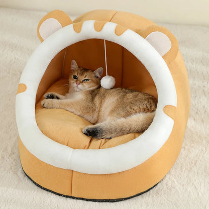 Warm Cat Cave Bed