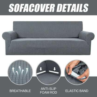 Jacquard Stretch Couch Cover Universal Sofa