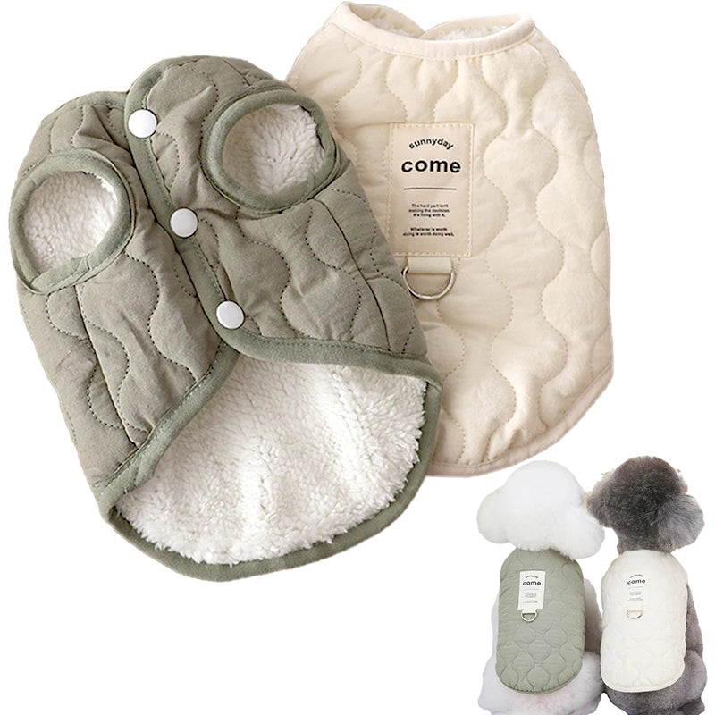 Winter Dog Vest Jacket for Small Medium Dogs