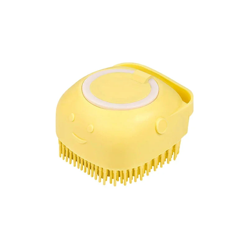 Dog Bath Brush with Shampoo Dispenser