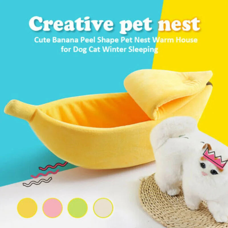 Funny Banana Cat Bed