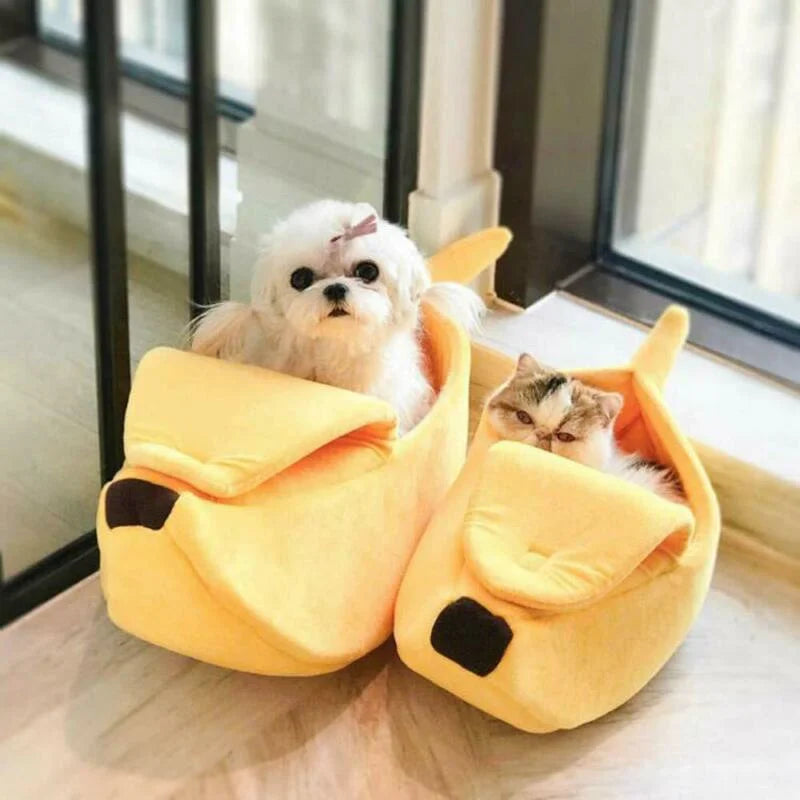 Funny Banana Cat Bed