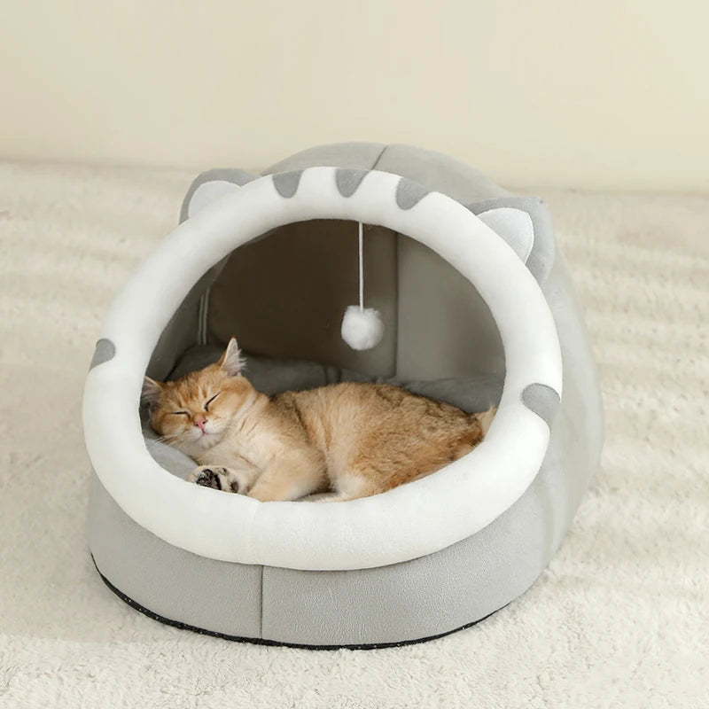 Warm Cat Cave Bed