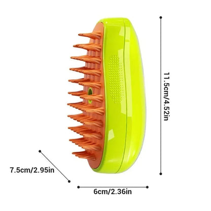 3-in-1 Electric Pet Steam Brush