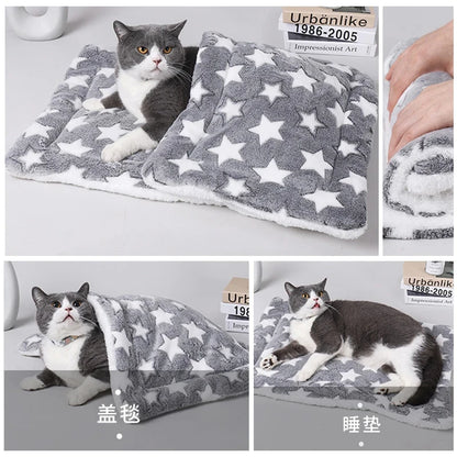 Soft Flannel Pet Sleeping Mat