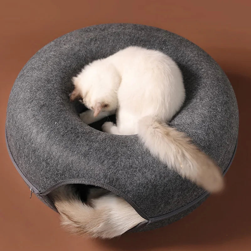 Donut Cat Tunnel Bed