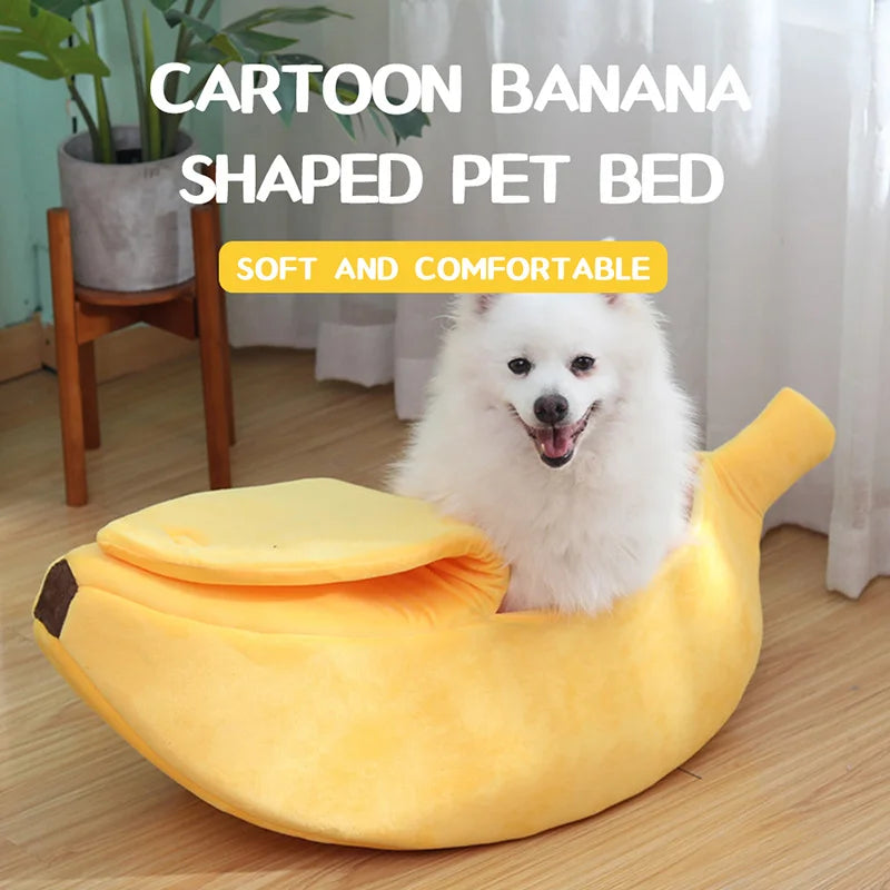 Funny Banana Cat Bed