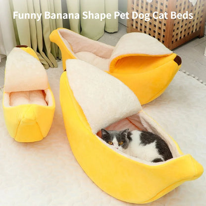 Funny Banana Cat Bed